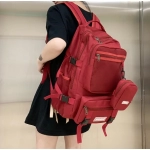 TRAVEASY New Woman Travel Backpack Solid Color Oxford Large Capacity Waterproof Schoolbag for Teenage Girl Laptop Bag Female