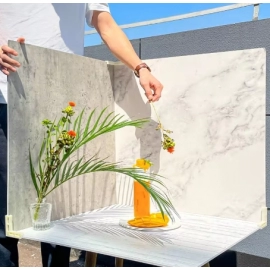 40x40cm Marbling Backdrop Board Photography Studio Photos Waterproof Background For Food Products Jewelry Shooting Cement Board
